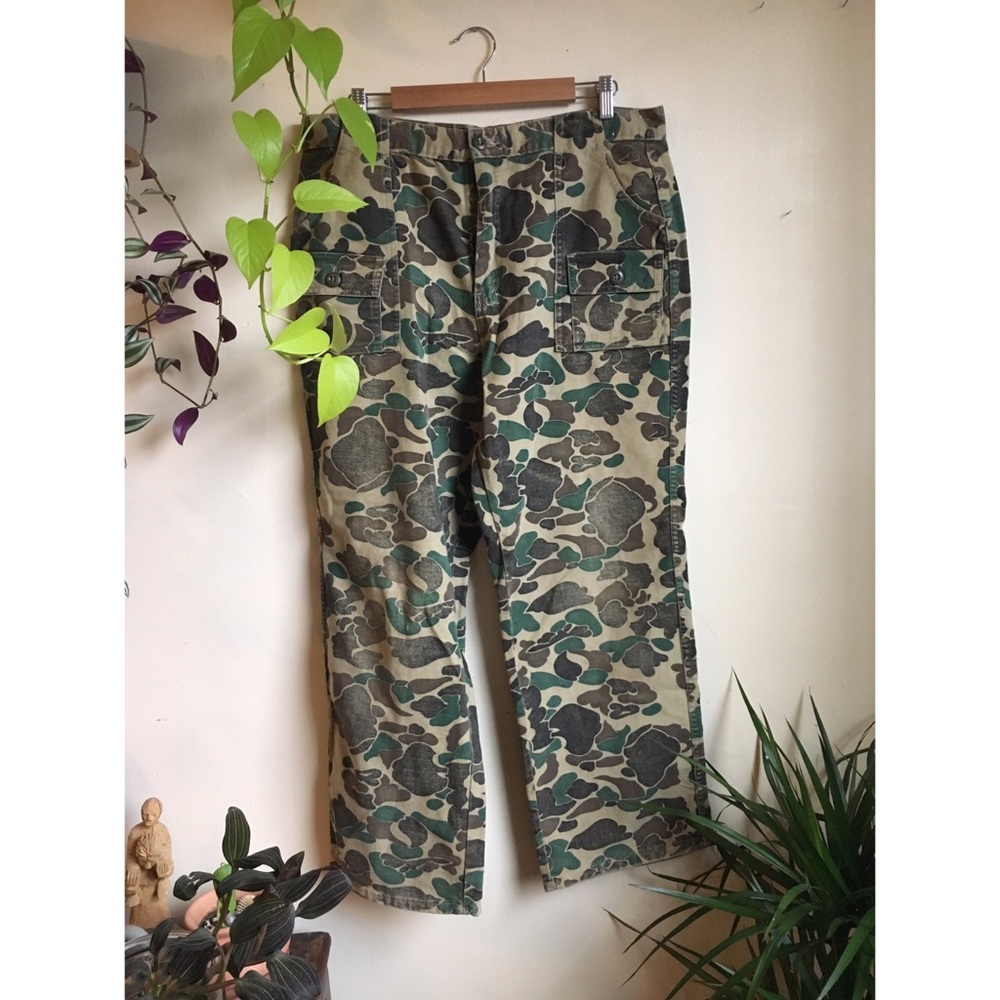 softest vintage Cabela’s camo pants